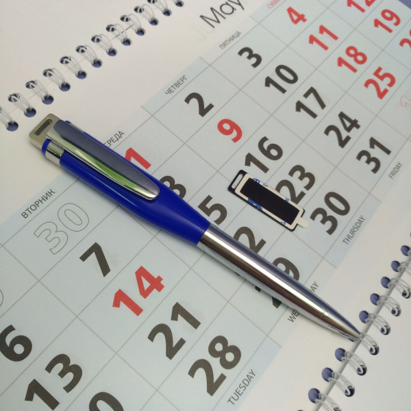 Металлическая ручка - флешка 2в1, 64 Гб / Тайная USB-флешка